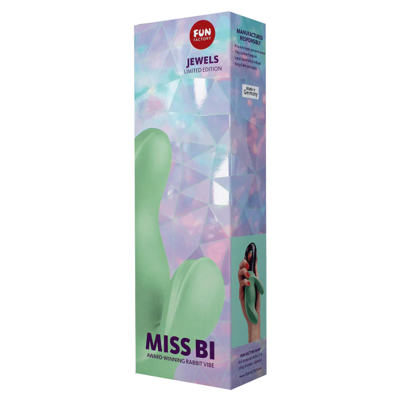 MISS BI RABBIT VIBRATOR - Jewels Special Edition / Pistachio (8388646830297)