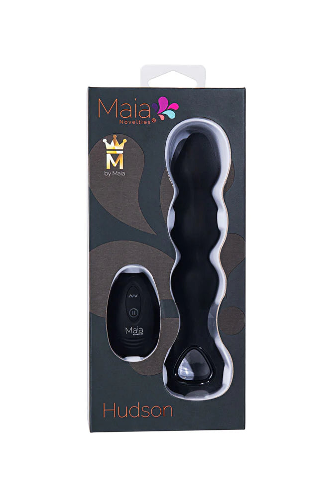 HUDSON 7.5” Beaded Silicone 10-Function Remote Control Anal Beads (8963432251609) (8988513468633)