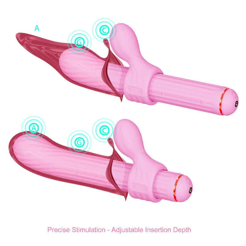 Magic Stick Multi Functioning Vibrator S1 Plus - Pink (8552277704921)