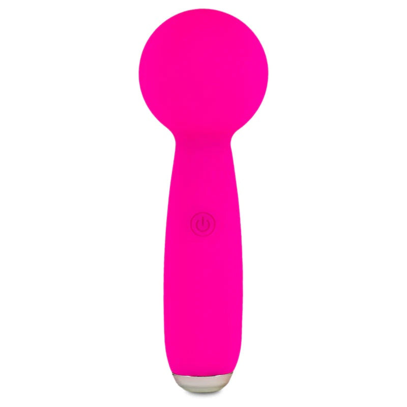 Petites Lil Exclaim Mini Wand Vibrator - Pink (8552219279577)