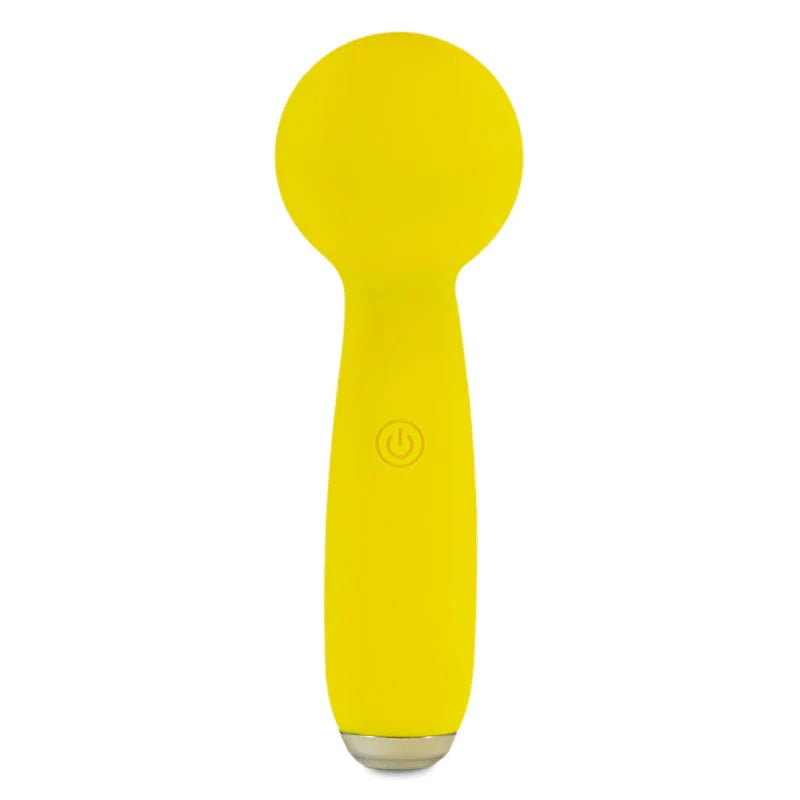 Petites Lil Exclaim Mini Wand Vibrator - Yellow (8552220066009)