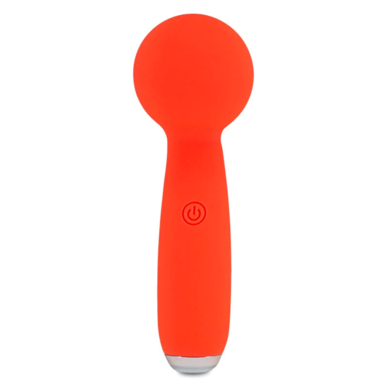 Petites Lil Exclaim Mini Wand Vibrator - Orange (8552218984665)