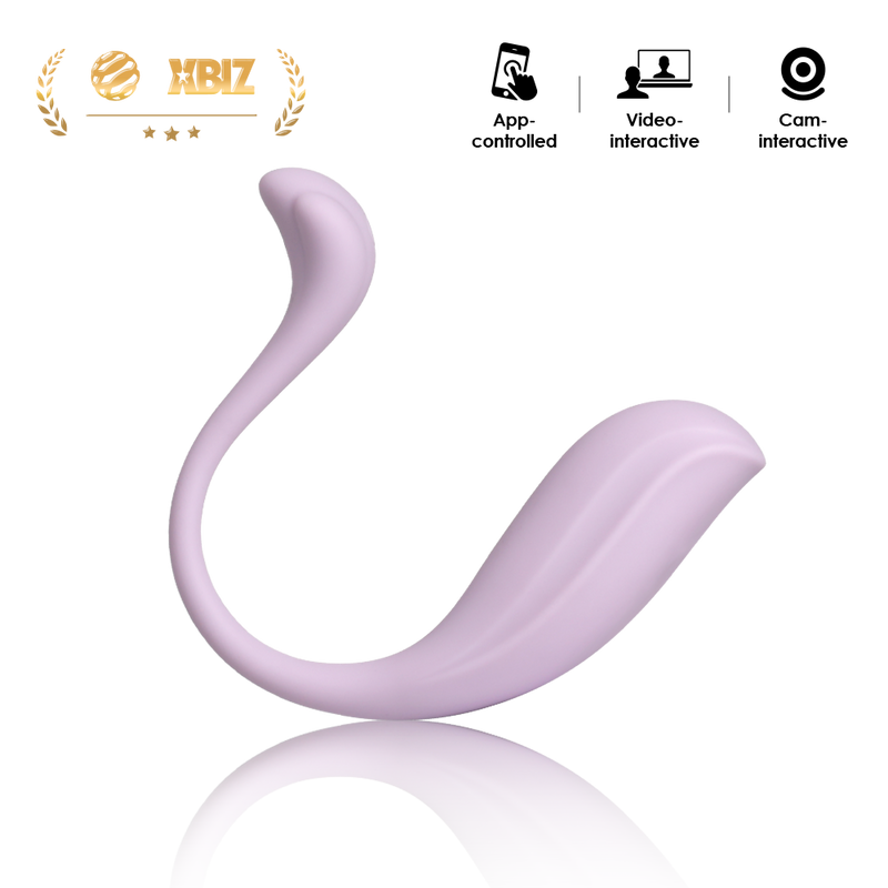 SVAKOM Phoenix Neo 2 Interactive App Controlled Bullet Vibrator - Purple (8962548039897)