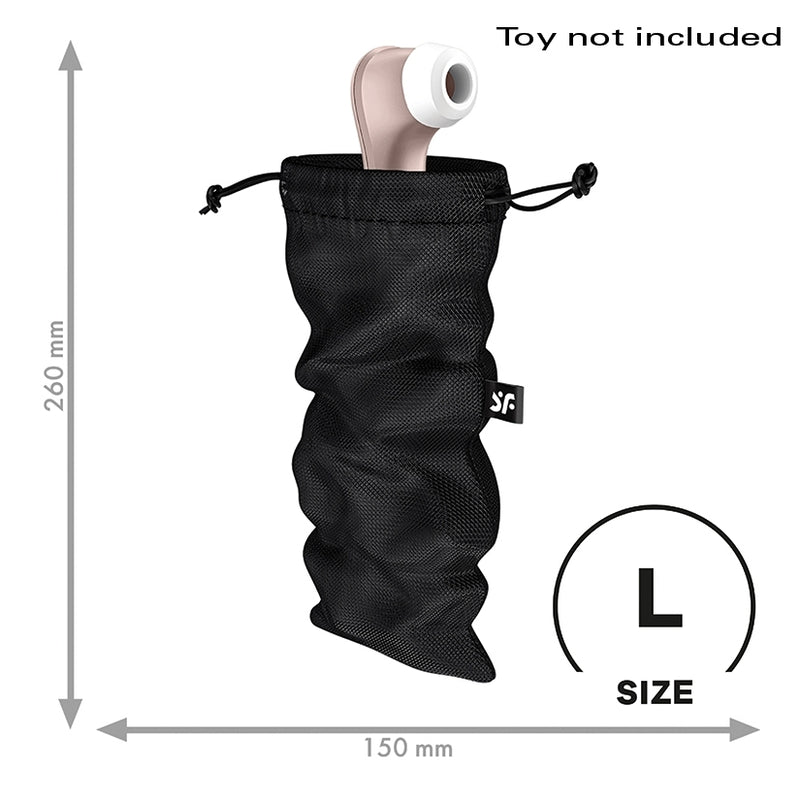 Satisfyer Treasure Bag L - Black (9077022228697)