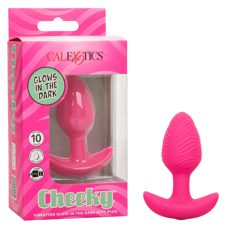 Cheeky™ Vibrating Glow-In-The-Dark Butt Plug (9020368486617)