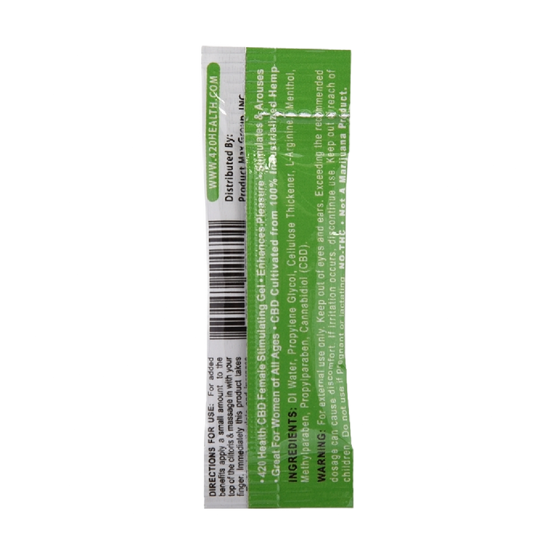 420 Health Female Stimulating Gel Foil (9053957882073)