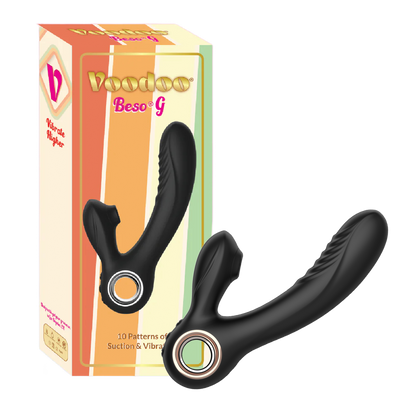 BESO G SUCTION VIBRATOR - BLACK (4705890566243)