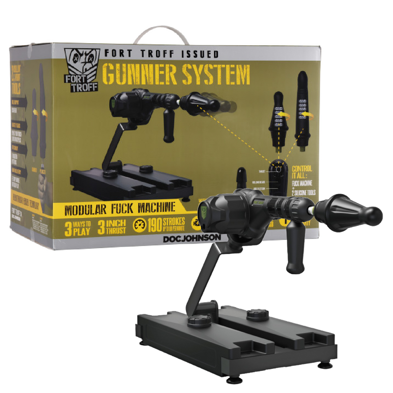 Fort Troff - Gunner System - 3-In-1 Modular Fuck Machine - Black (8369675731161)