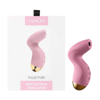 PULSE PURE DEEP SUCTION STIMULATOR WITH PULSE TECHNOLOGY - PALE PINK (7881753624793)