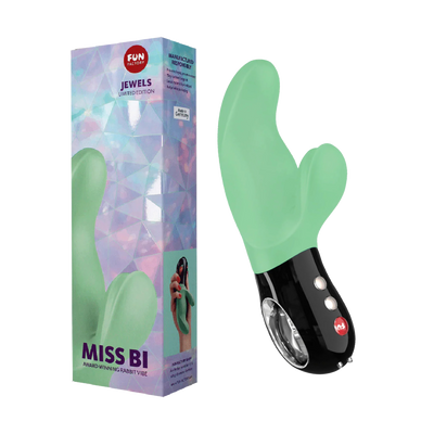 MISS BI RABBIT VIBRATOR - Jewels Special Edition / Pistachio (8388646830297)