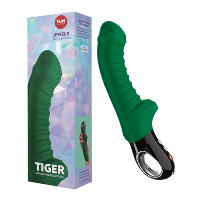 TIGER G SPOT VIBRATOR - Jewels Special Edition / Deep Green (8388652368089)