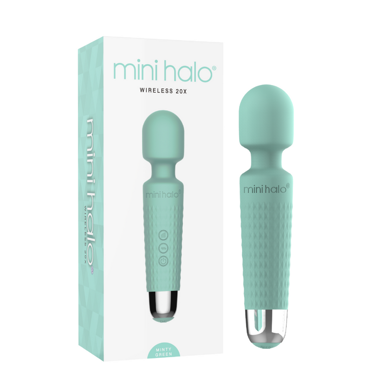 Mini Halo Wand Vibrator Minty Green (6909435576517)