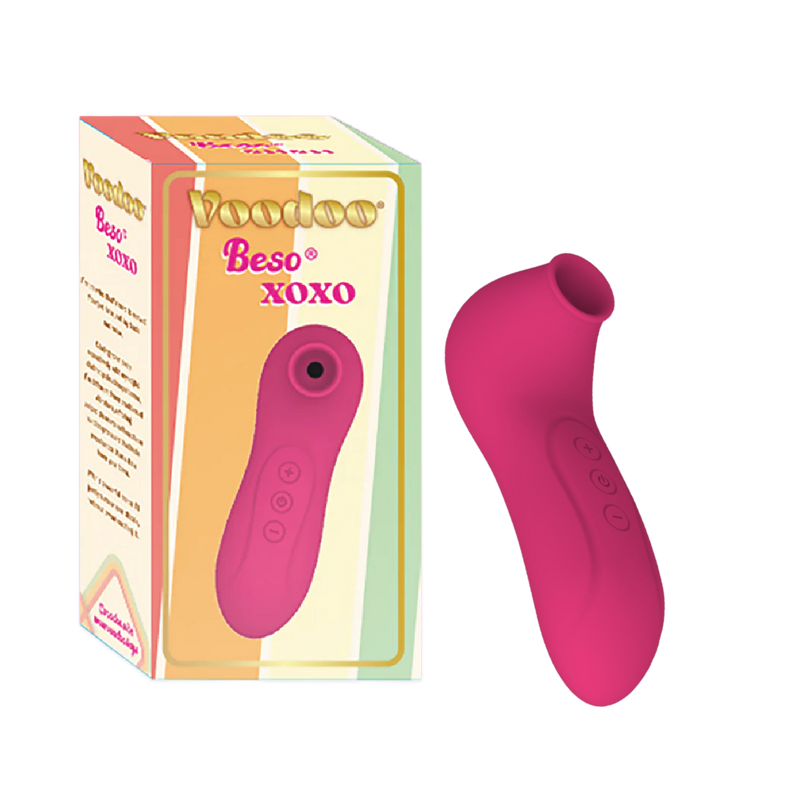 BESO XOXO SUCTION VIBRATOR - PINK (4705888370787)