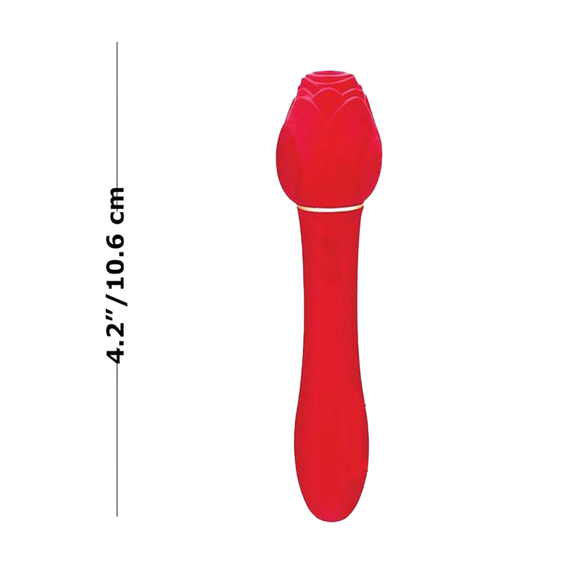 Wild Rose + Vibrator Silicone Suction Vibe (8616945058009)