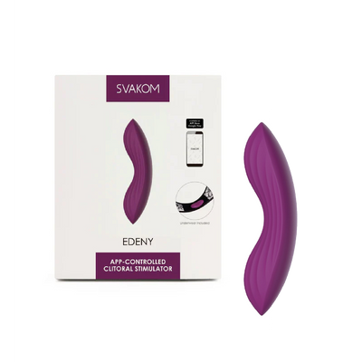 SVAKOM Edeny App-Controlled Clitroral Stimulator - Violet (6584837701829)