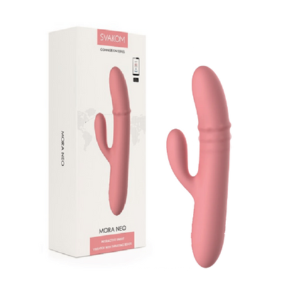 SVAKOM Mora NEO  Dual-Motor Vibrator - Peach Pink (8962543288537)