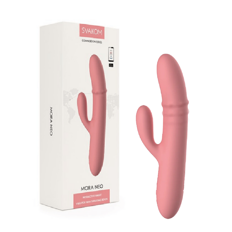 SVAKOM Mora NEO  Dual-Motor Vibrator - Peach Pink (8962543288537)