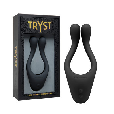 TRYST - Multi Erogenous Zone Massager - Black (6908712779973)