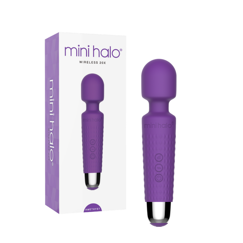 Mini Halo Wand Vibrator Amethyst (7472439689433)