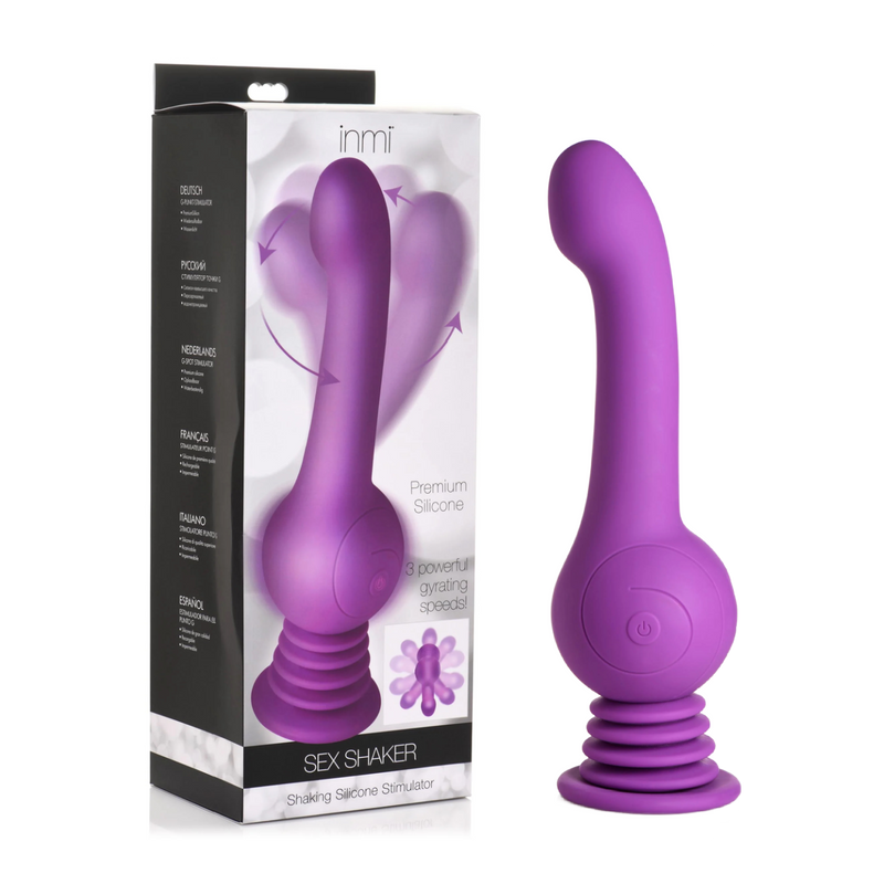 Sex Shaker Shaking Silicone Stimulator - Purple (8189642703065)