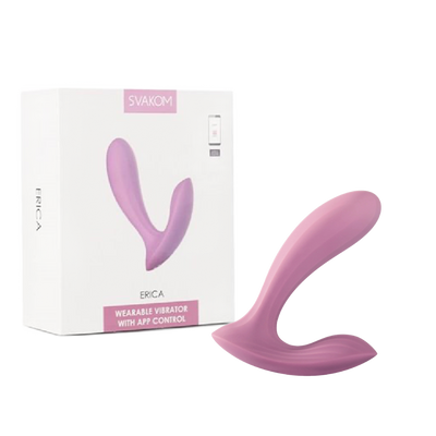 SVAKOM Erica Interactive App Controlled Vibrator - Pink (8438214197465)