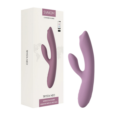 SVAKOM Trysta NEO  Dual-Motor Targeted Rolling-Bead G-spot & Clitoris Vibrator - Romantic Rose (8962541387993)