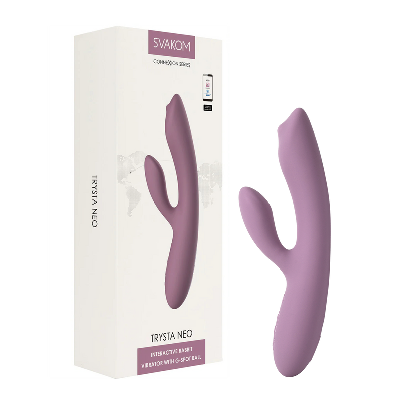 SVAKOM Trysta NEO  Dual-Motor Targeted Rolling-Bead G-spot & Clitoris Vibrator - Romantic Rose (8962541387993)