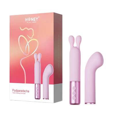 THE NAUGHTY COLLECTION Interchangeable Heads Vibrator Pink (8892144255193)