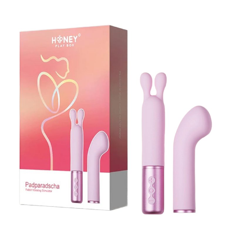 THE NAUGHTY COLLECTION Interchangeable Heads Vibrator Pink (8892144255193)