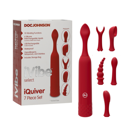 iVibe Select - iQuiver - 7 Piece Set - Red Velvet (7453081927897)