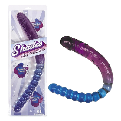 Shades Gradient Jelly Double Dong - Blue/Violet (8438379577561)