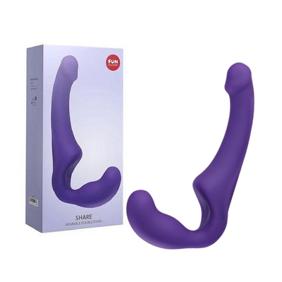 SHARE - DOUBLE DILDO - VIOLET (7675697692889)