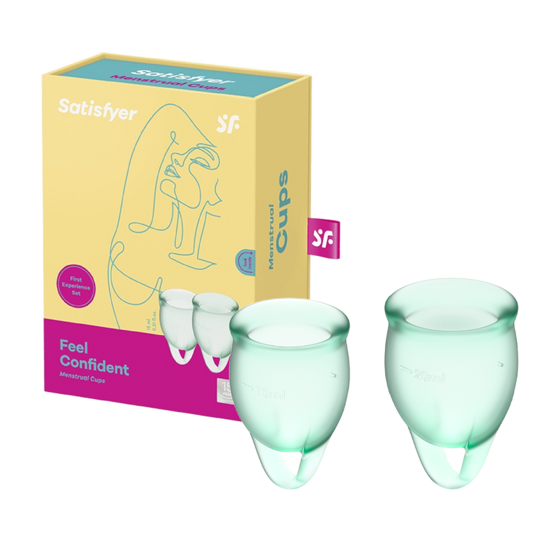 Feel Confident Menstrual Cup - Light Green (6855104004293)