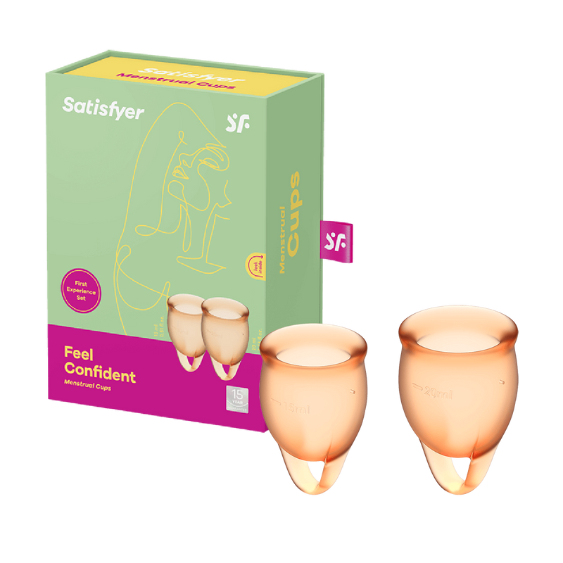 Feel Confident Menstrual Cup - Orange (6721204814021)