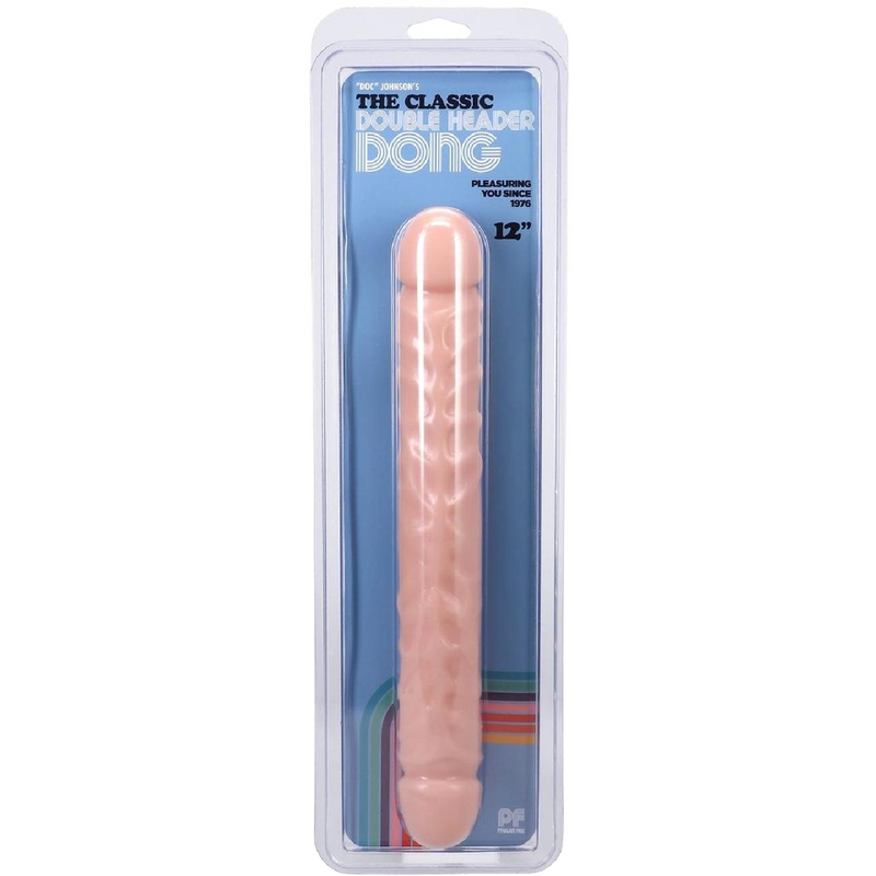 Jr. Veined Double Header - 12 Inch - White