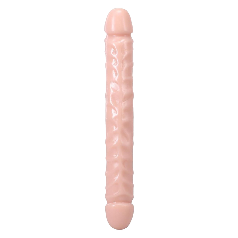 Jr. Veined Double Header - 12 Inch - White