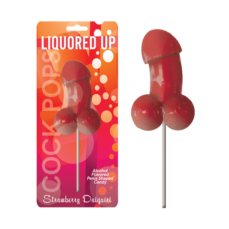 Liquored Up Cock Pops- Strawberry Daiquiri