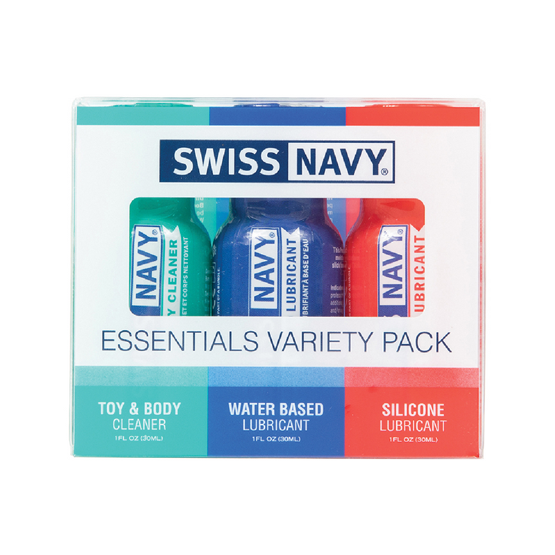 Swiss Navy Essentials Variety Pack Of 3 (9076612661465)