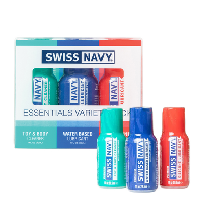 Swiss Navy Essentials Variety Pack Of 3 (9076612661465)