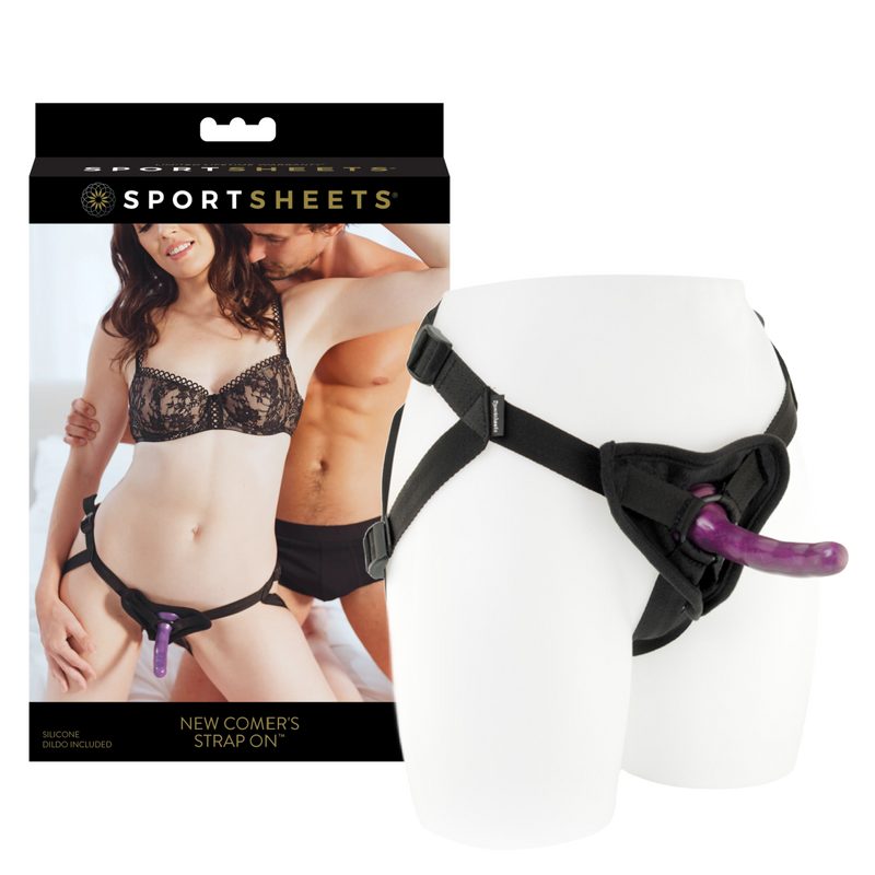 Sportsheets New Comers Strap-On & Dildo Set (8292453089497)