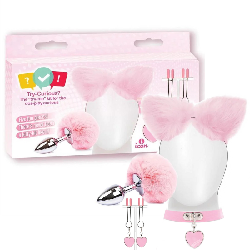 Try Curious Kitty Kit - Pink (8438360146137)