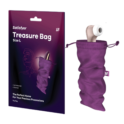 Satisfyer Treasure Bag L - Violet (9077022523609)