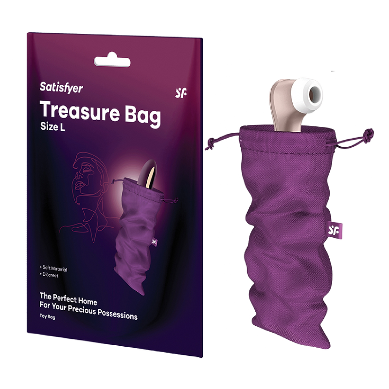 Satisfyer Treasure Bag L - Violet (9077022523609)