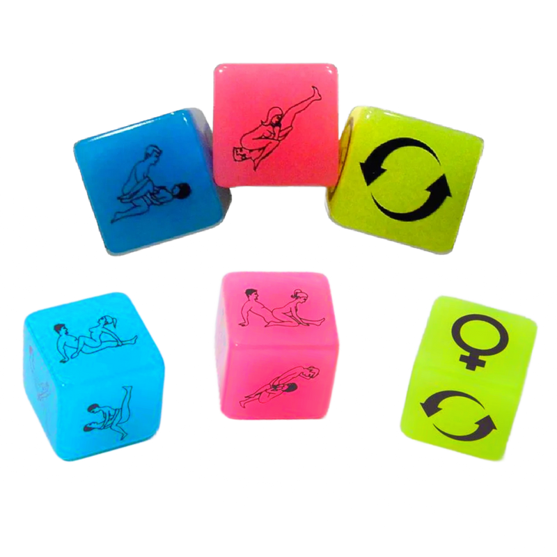 Glow In The Dark Sex Dice (1436510421091)