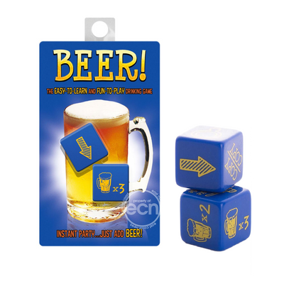 Beer! Large Dice Drinking Game (3562517823587)