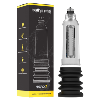 Bathmate Hydro7 Penis Pump Waterproof Crystal Clear (3556383653987)