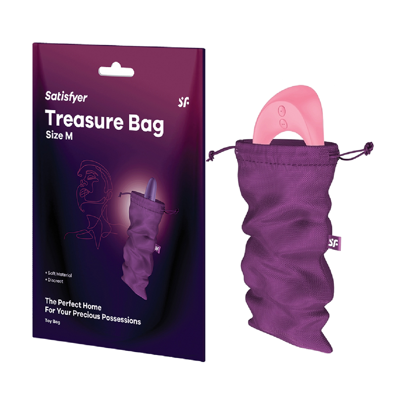 Satisfyer Treasure Bag M- Violet (9077021835481)