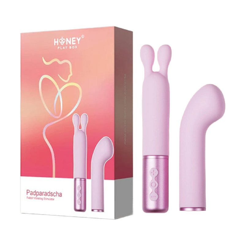 The Naughty Collection Interchangeable Heads Vibrator Pink