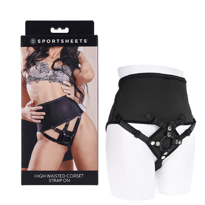 Sportsheets High Waisted Corset Strap On (9077028552921)