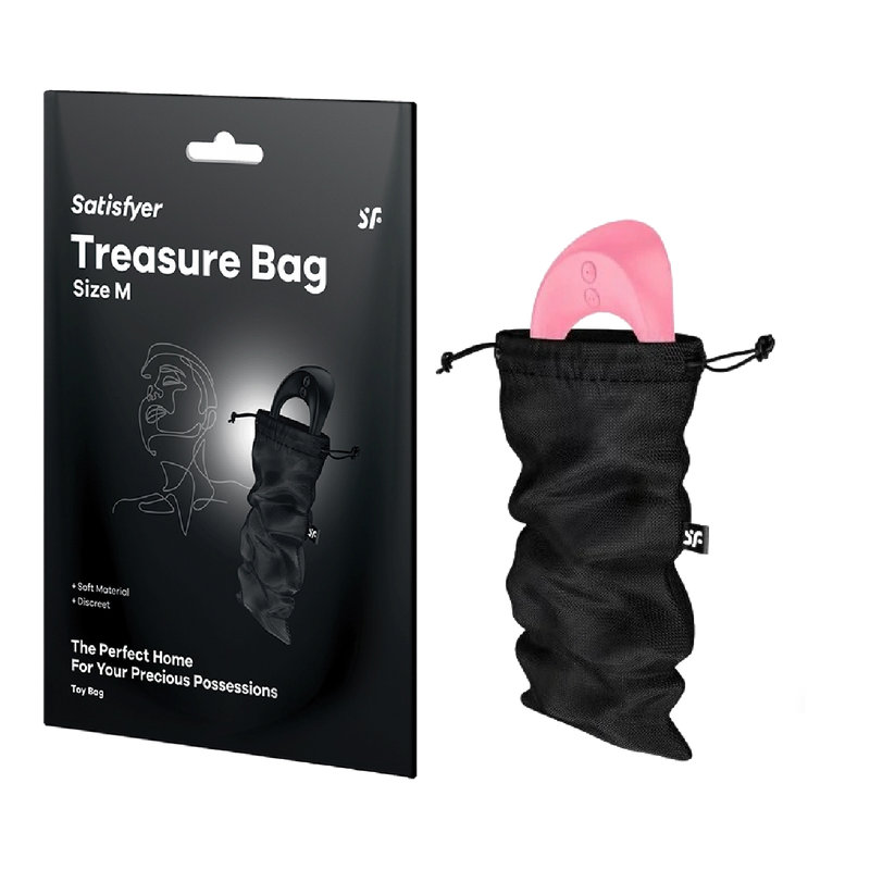 Satisfyer Treasure Bag M-Black (9077021245657)